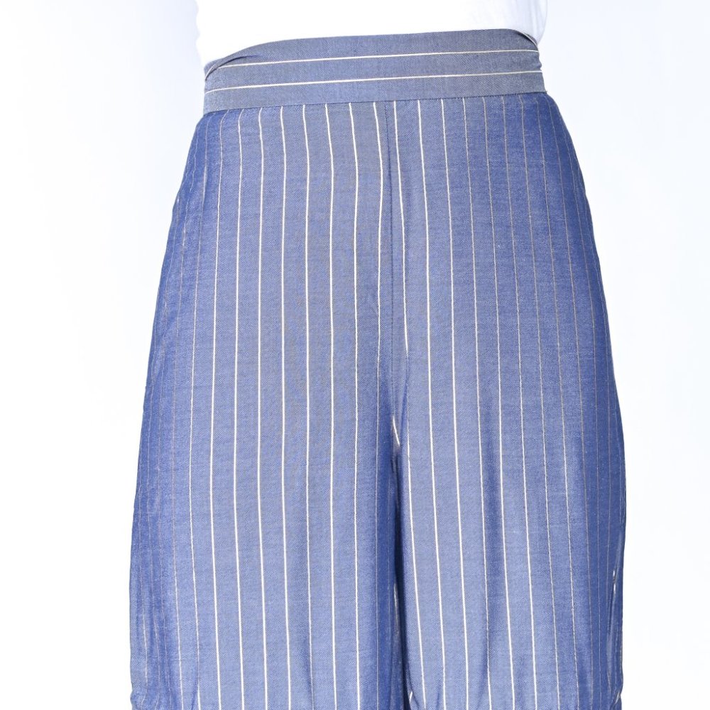 AMANDA UPRICHARD Metallic Stripe Ravine Pants NWT - Picture 2 of 6